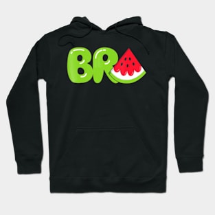 Bro Watermelon T-Shirt Cool Summer Tropical Fruit Melon Hoodie